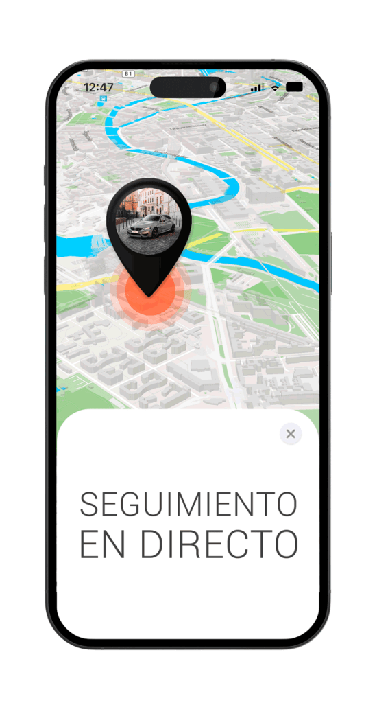 App Localizadores para coches Seguimiento-en directo