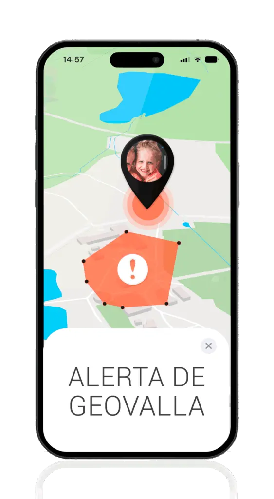 App Localizadores para niños Valla virtual