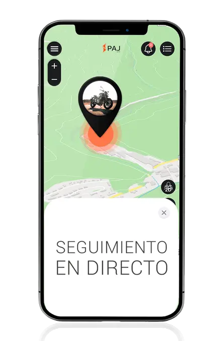Localizadores para motos - Seguimiento en directo