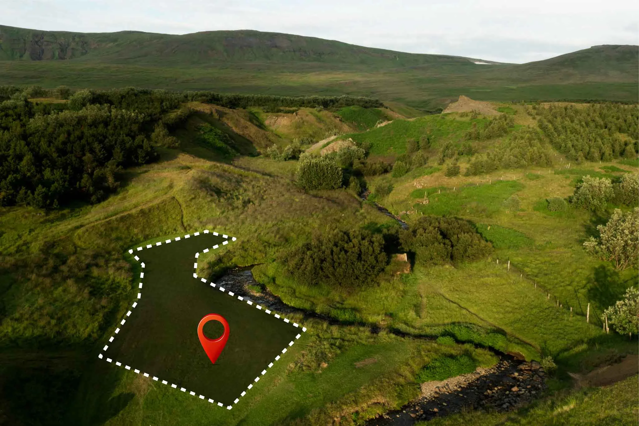 Localización en campos ganaderos