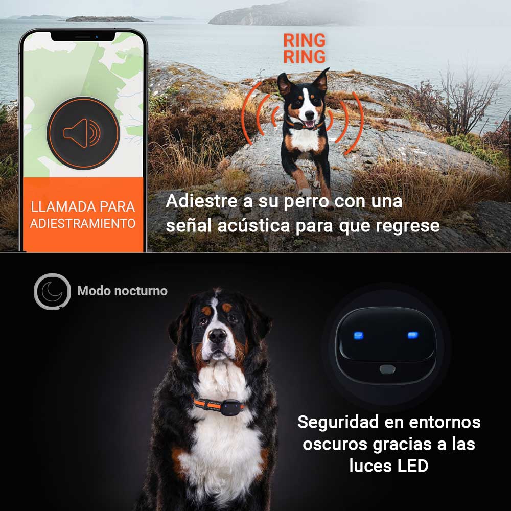 Localizador GPS Perros 4G Seguimiento en Tiempo Real, gps perros