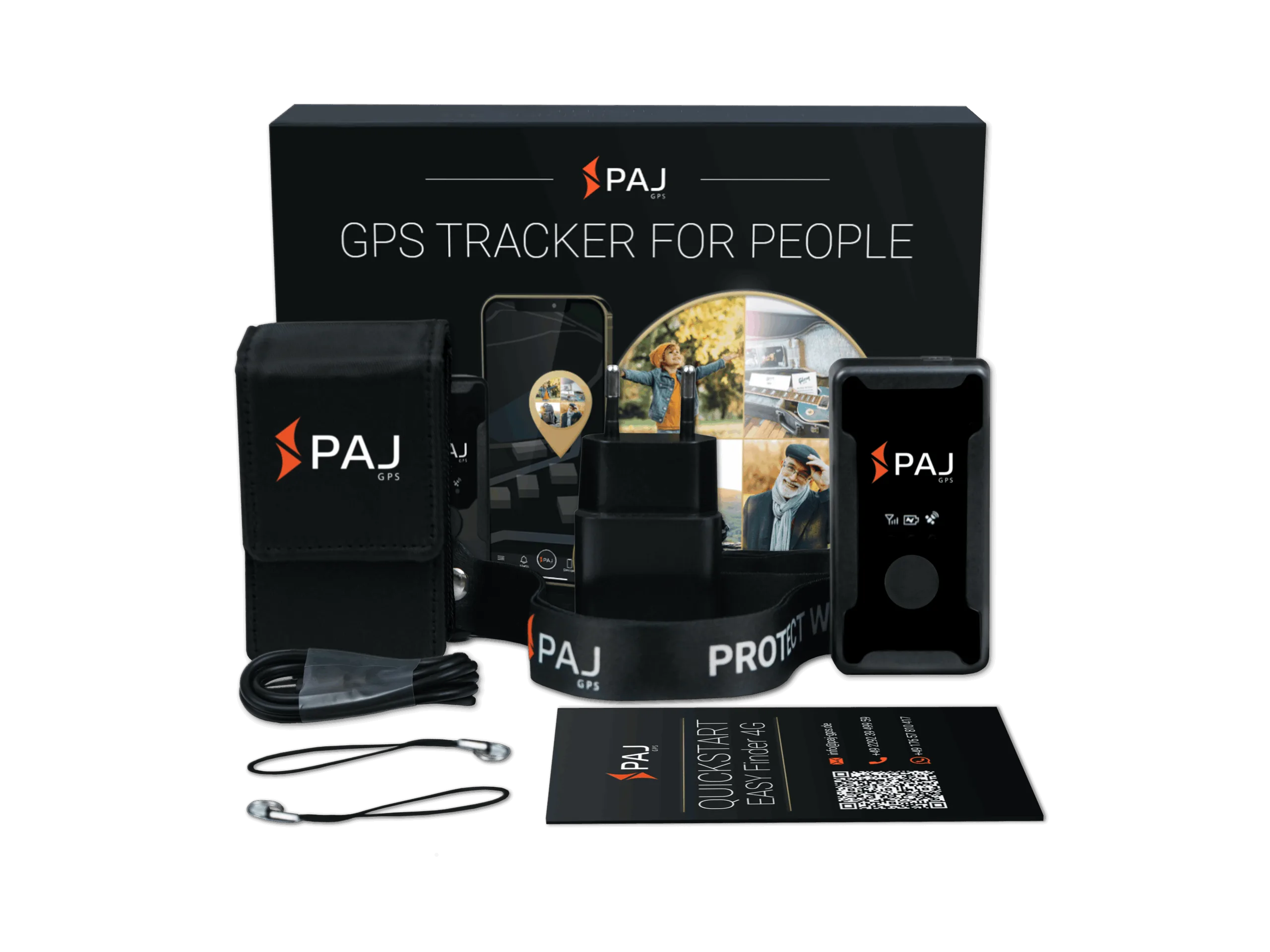 Volumen de suministro EASY Finder 4G PAJ GPS Tracker