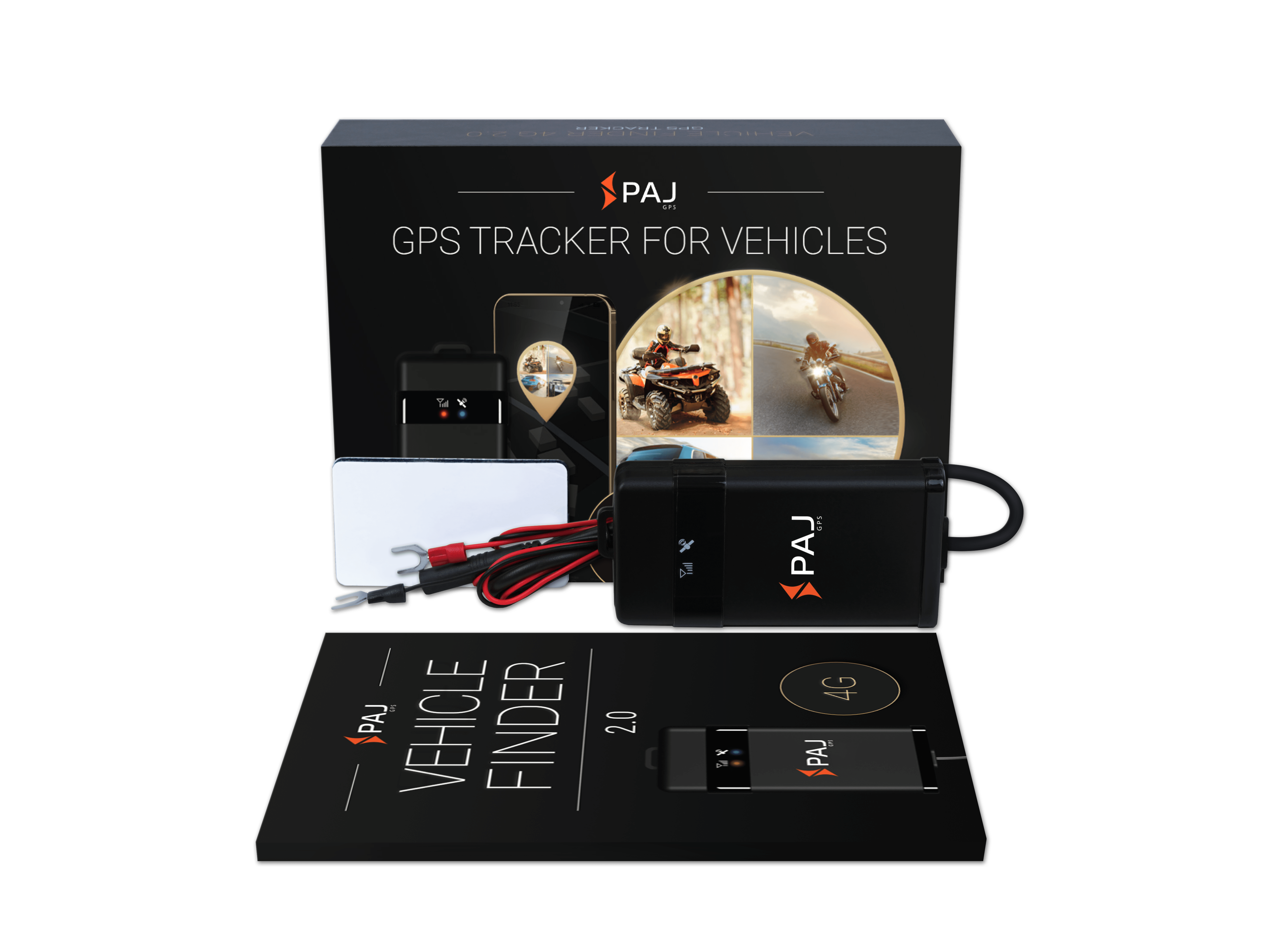 VEHICLE Finder 4G 2.0 GPS Tracker | PAJ GPS