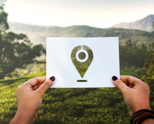 Imagen de un pin de localización