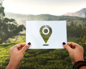 Imagen de un pin de localización