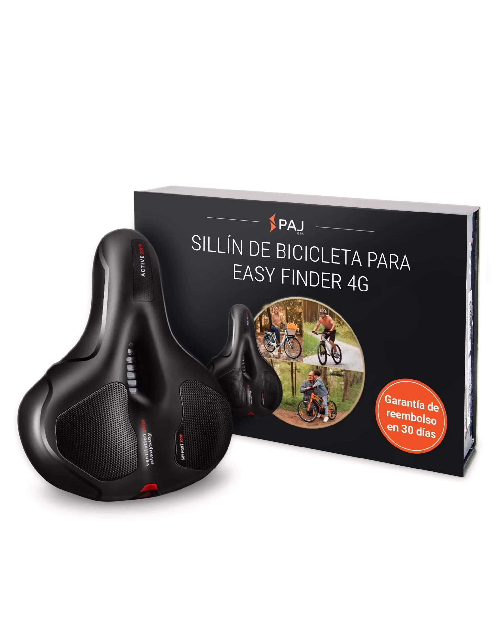 Sillín de bicicleta para PAJ EASY Finder 4G sin soporte