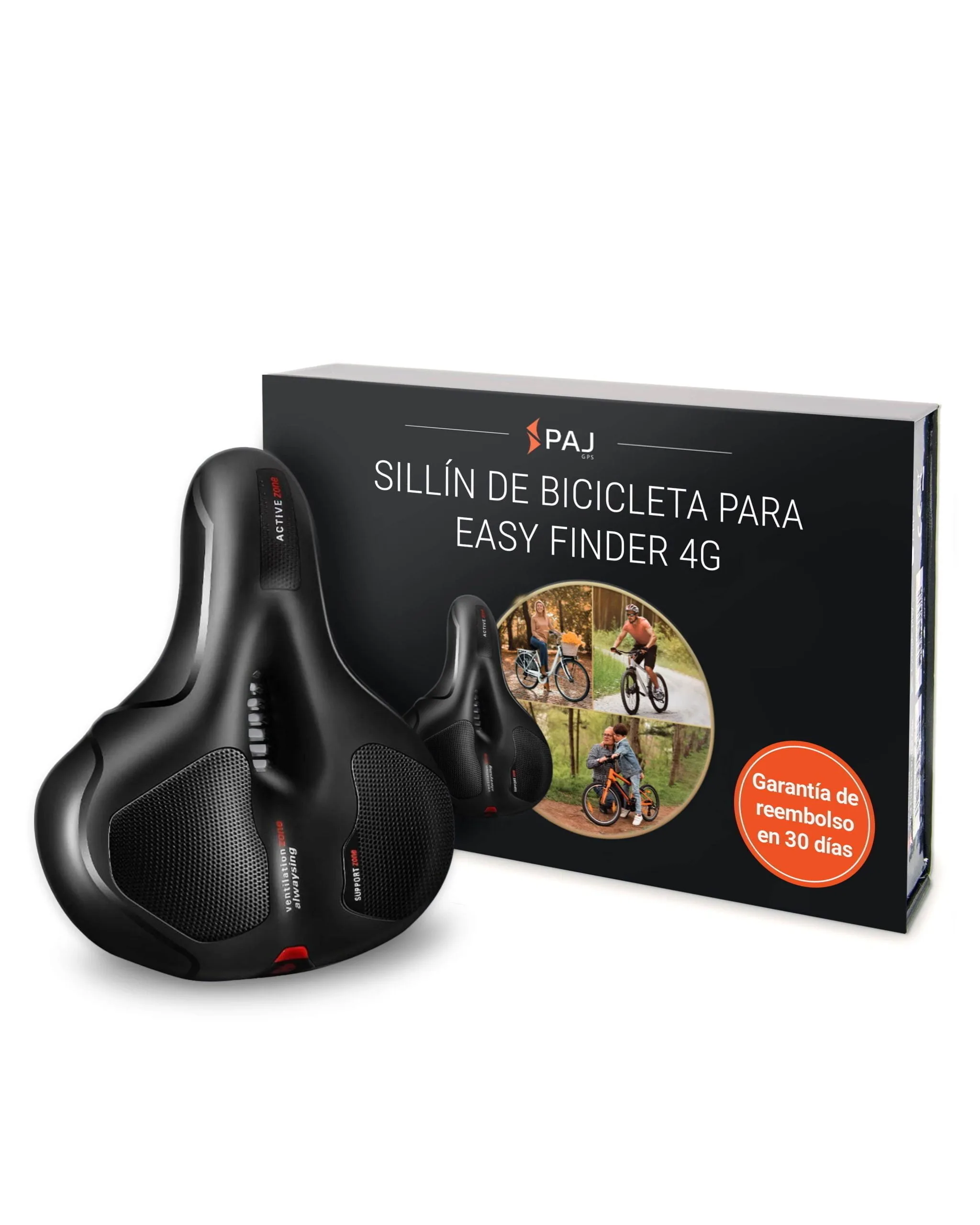 Sillín de bicicleta para PAJ EASY Finder 4G sin soporte