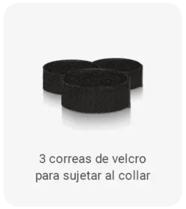 3 correas de velcro