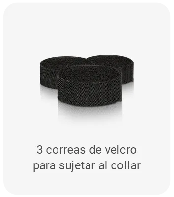 3 correas de velcro