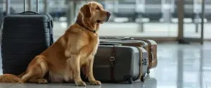 Consejos para viajar con un perro en avión