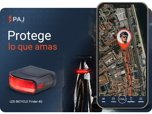PAJ GPS LED BICYCLE Finder 4G