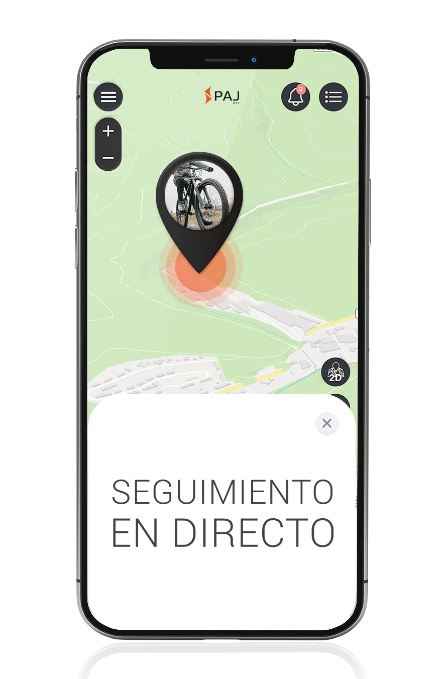 Bicicleta: Seguimiento en directo PAJ GPS