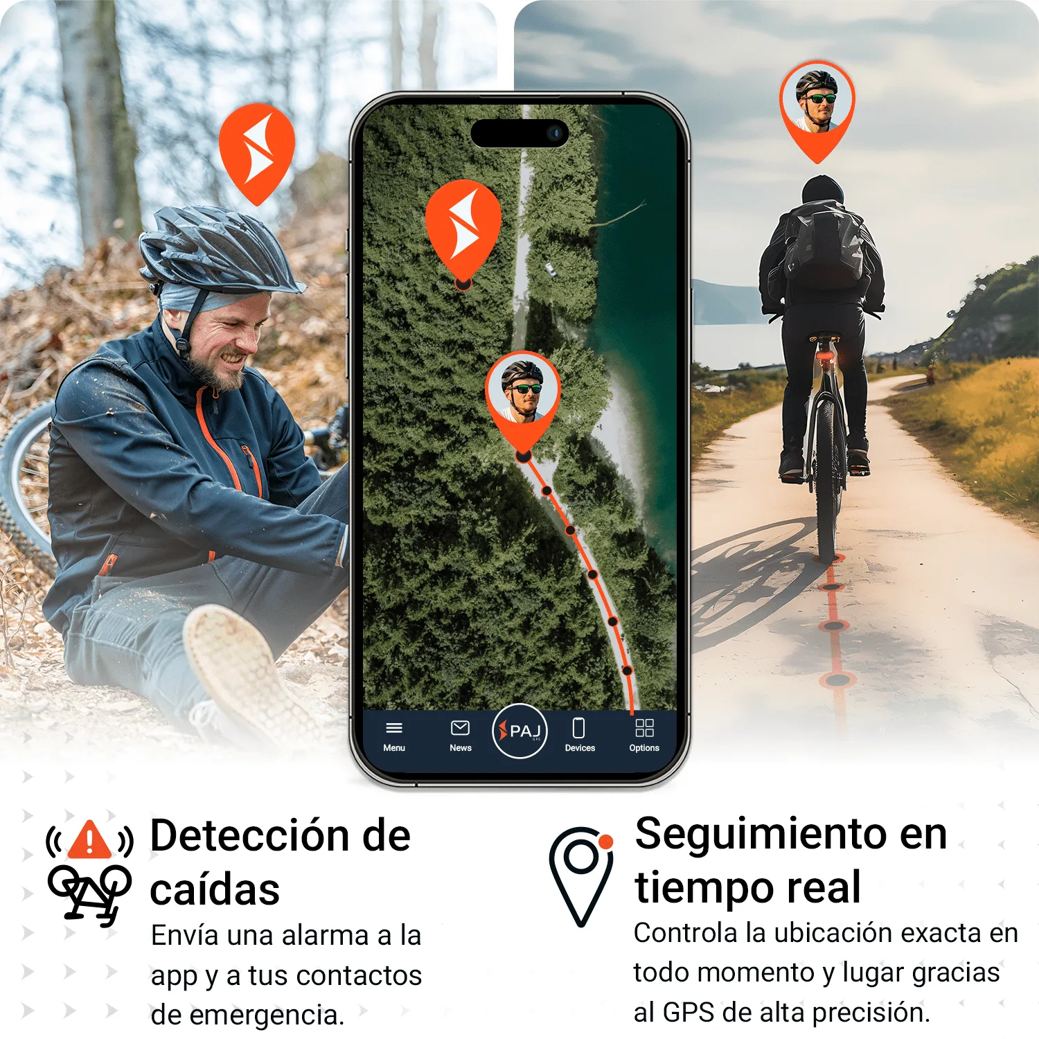 PAJ GPS LED BICYCLE Finder 4G