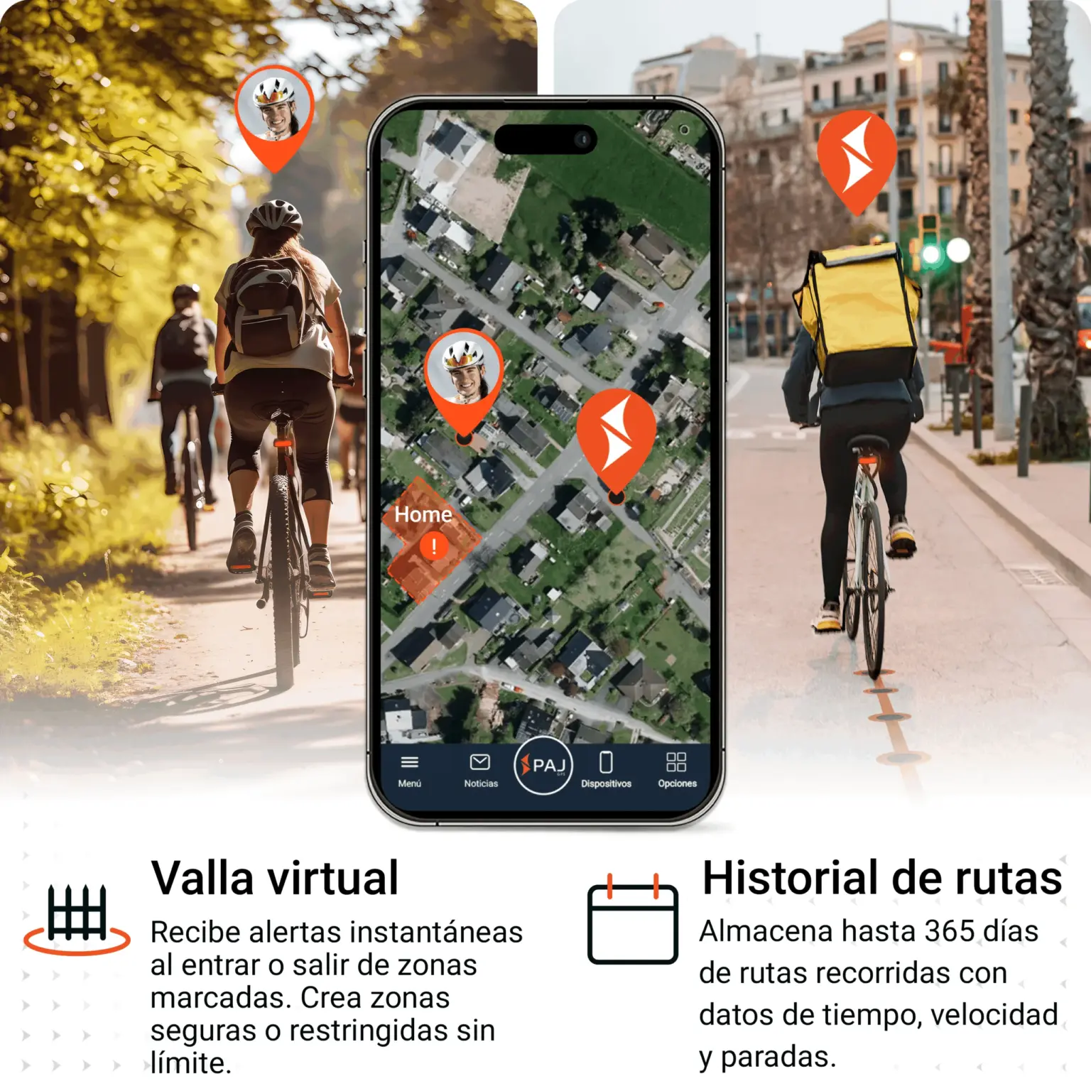 PAJ GPS LED BICYCLE Finder 4G