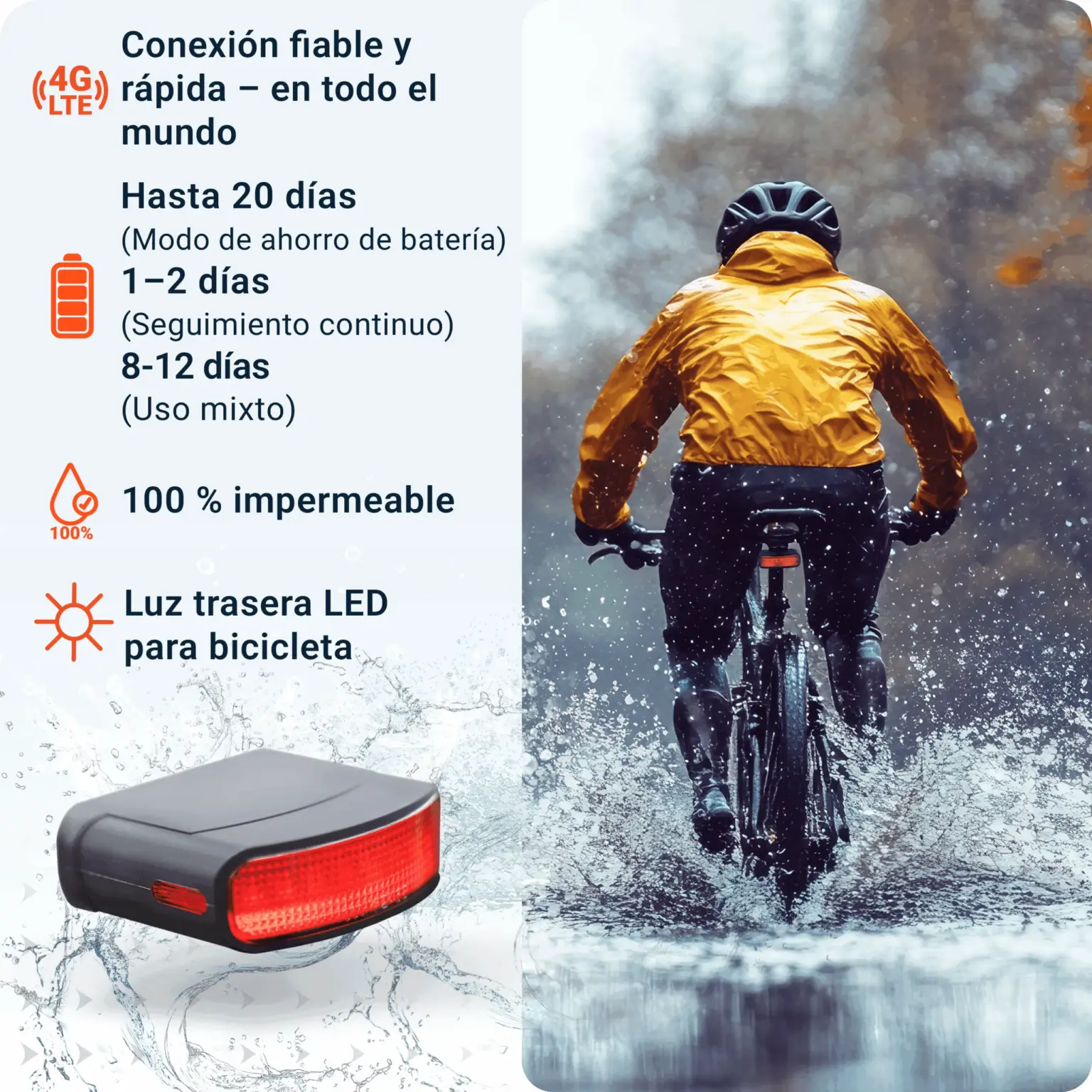 PAJ GPS LED BICYCLE Finder 4G