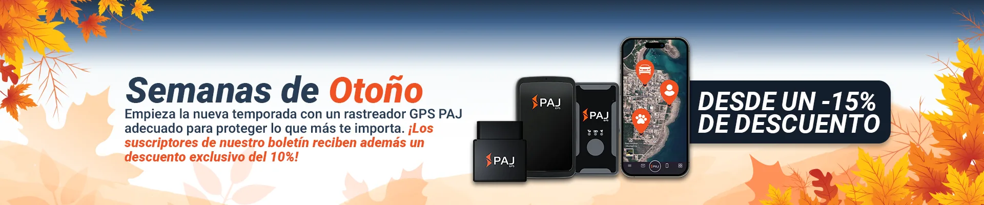 Autumn Banner PAJ GPS