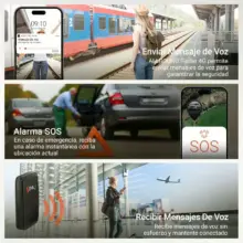 Funciones ALLROUND Finder 4G incl. función de mensajes de voz PAJ GPS Tracker