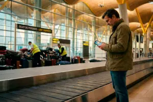 Maleta perdida en el aeropuerto