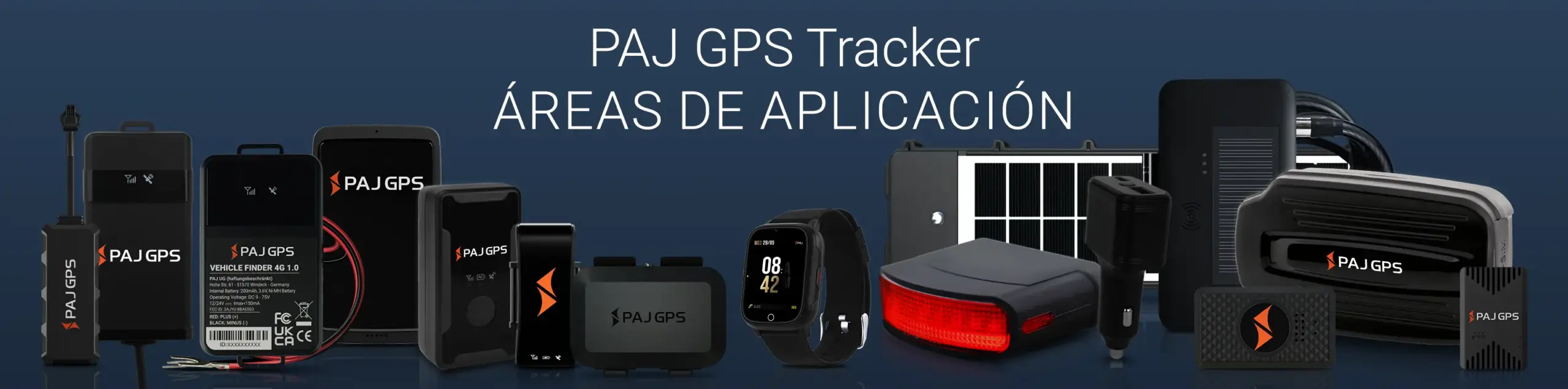 Áreas de Aplicación GPS PAJ